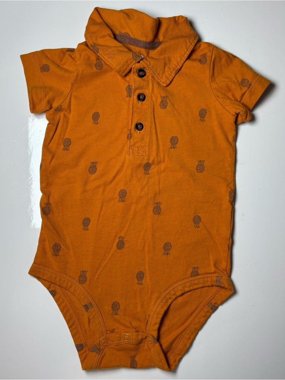 Earthtone Nautical Sailboat & Bear AOP Striped Bodysuit Bundle 5pcs 12-18M - Picture 12 of 13